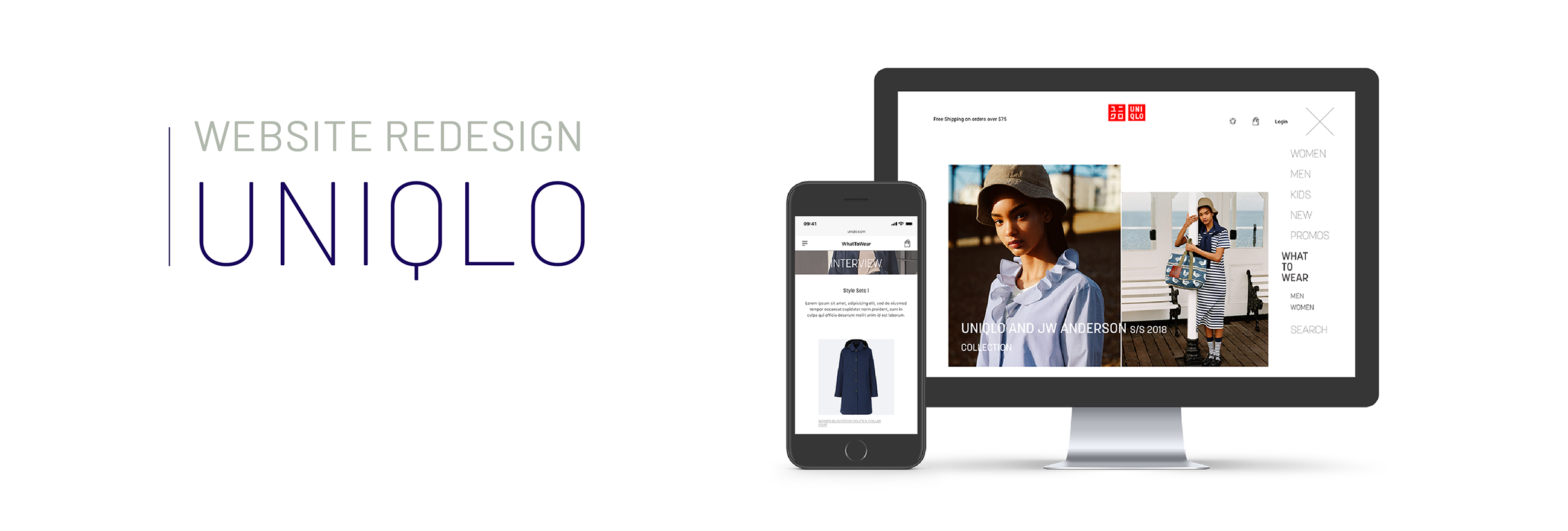 uniqlo web redesign